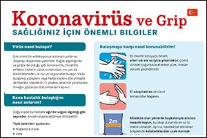 Informations-Flyer "Coronavirus" Türkisch (PDF)