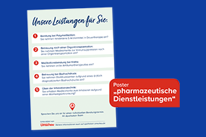 Poster "Pharmazeutische Dienstleistungen"