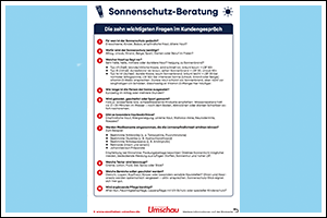 Checkliste “Sonnenschutz-Beratung: 10 wichtige Kundenfragen” (PDF)